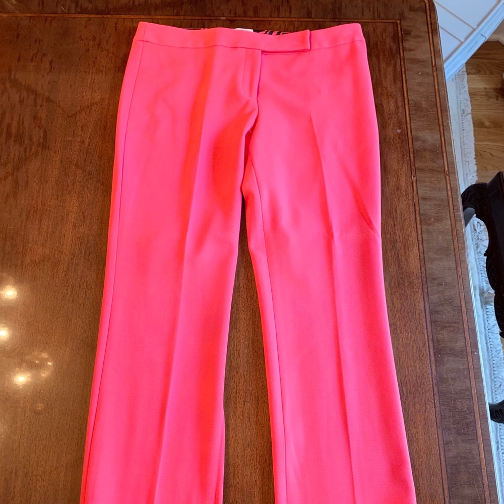 Milly Pink/Watermelon Size 8 Ankle length pants